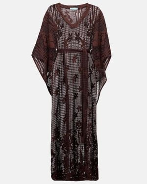 Melissa Odabash Caftano June - Marrone