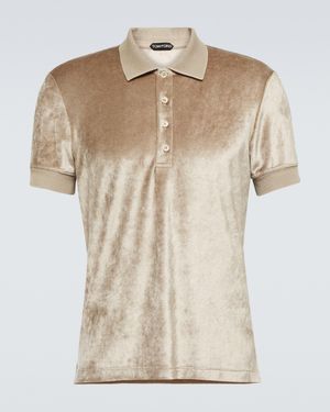 Tom Ford Polo de terciopelo - Multicolor