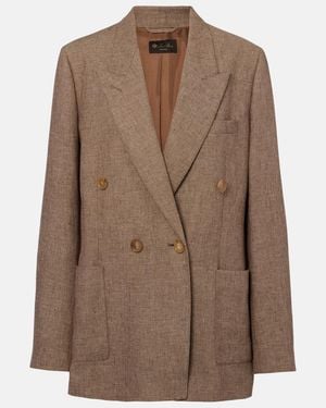 Loro Piana Linen Blazer - Brown
