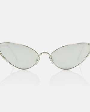 Loewe Signature Cat-Eye Sunglasses - Metallic