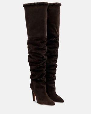 Paris Texas Botas Mosqueteras Elsa 100 De Ante - Marrón