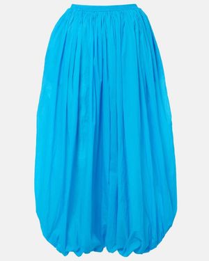Alaïa Gathered Balloon Pants - Blue