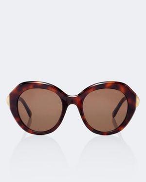 Loewe Coil Round Sunglasses - Brown