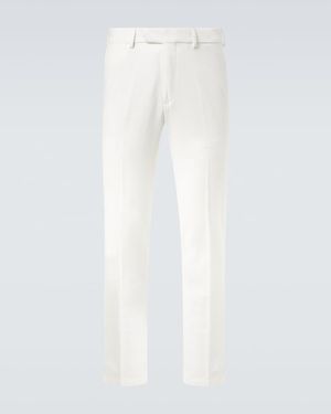Thom Sweeney Straight Chinos - White