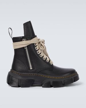 Rick Owens X Dr. Martens 1460 Dmxl Jumbo Lace Leather Boots - Black