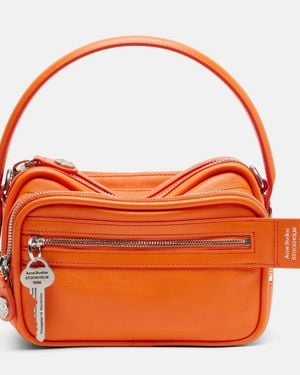 Acne Studios Bolso Cruzado Camero Kit De Piel - Naranja