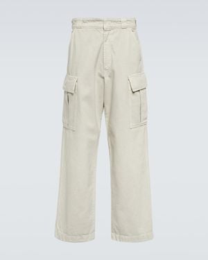 Prada Denim Cargo Trousers - Natural