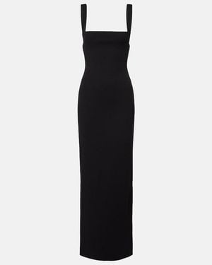 Solace London Joni Crepe Gown - Black