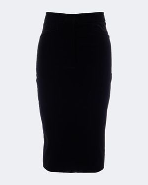Max Mara Gonna A Tubino Elegante - Nero