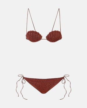 Oséree Lumiere Shell Bikini - Red