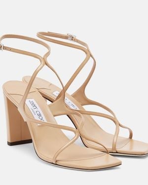 Jimmy Choo Sandales Azie En Cuir - Métallisé