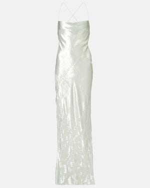 The Sei Velvet Gown - White
