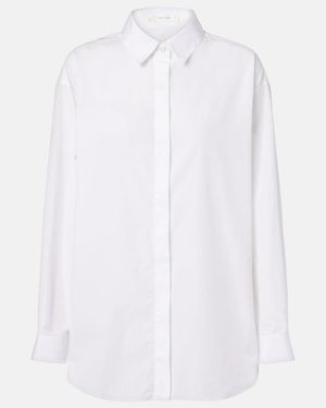 The Row Camisa Esetan De Popelin De Algodon - Blanco