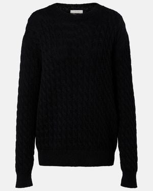 The Row Pullover Orus Aus Baumwolle Und Leinen - Schwarz