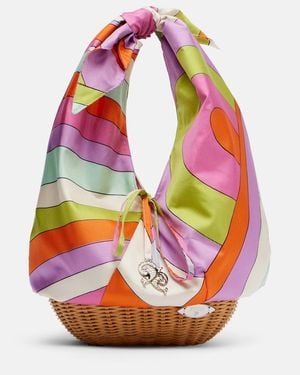 PUCCI Tasche Picnic Iride Aus Seide - Pink