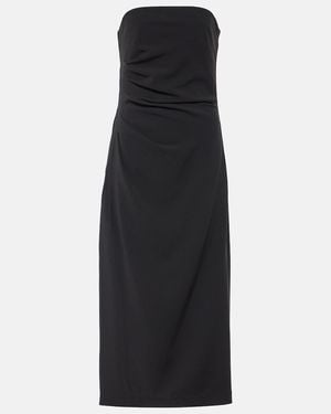 Proenza Schouler Shira Crepe Midi Dress - Black