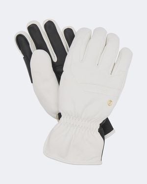Bogner Skihandschuhe Lena Aus Leder - Weiß