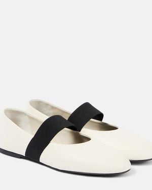 Co. Bailarinas De Piel - Blanco