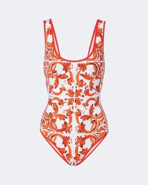 Dolce & Gabbana Badeanzug Majolica - Rot