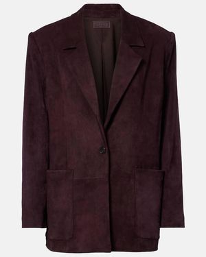 Stouls Berliner Suede Blazer - Purple