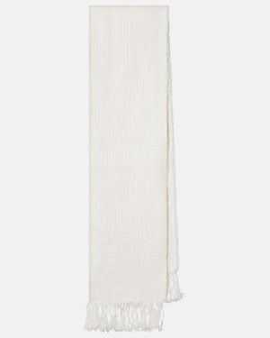 The Row Kastel Linen Scarf - White