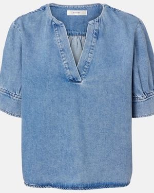 FRAME Denim Top - Blue