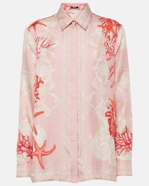 Versace Silk Shirt - Pink