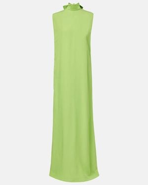 ‎Taller Marmo Miami Crepe Cady Maxi Dress - Green