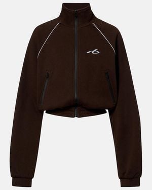 Balenciaga Cotton Zip-Up Jacket - Brown