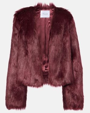 Galvan London Manouchi Cropped Jacket - Red
