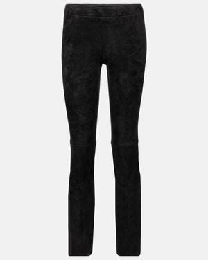 Stouls Jacky Suede Skinny Trousers - Black