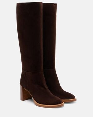 Gabriela Hearst Bocca Suede Knee-High Boots - Brown