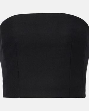 Wardrobe NYC Wool-Blend Bustier - Black