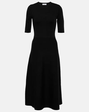 Gabriela Hearst Seymore Wool, Cashmere, And Silk Dress - Black
