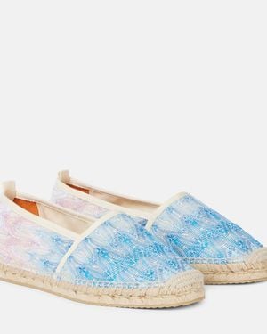 Missoni Zigzag Ombre Espadrilles - Blue