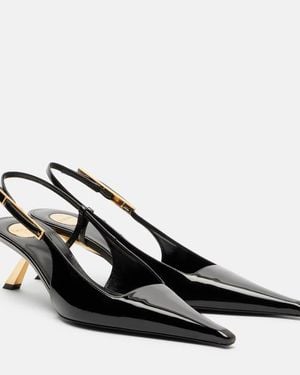 Saint Laurent Slingback-Pumps Lee Aus Lackleder - Schwarz