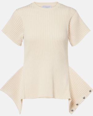 Stella McCartney Top En Coton - Neutre