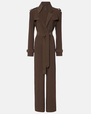 Norma Kamali Jersey Jumpsuit - Brown