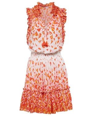 Poupette Triny Printed Minidress - Red