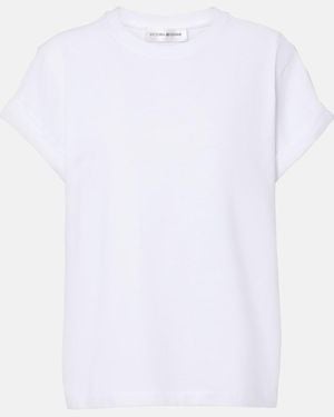 Victoria Beckham T-Shirt Tilly Aus Baumwoll-Jersey - Weiß