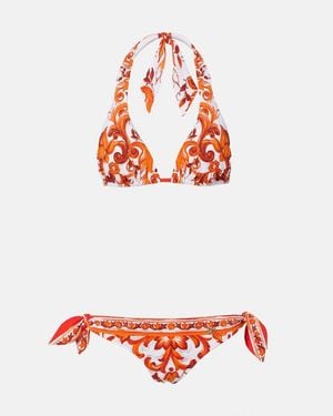 Dolce & Gabbana Bikini Majolica - Rot