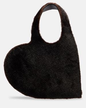 Coperni Tote Bag Heart Large - Schwarz