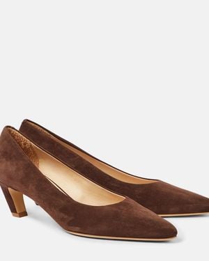 Gabriela Hearst Peggy 50 Suede Pumps - Brown