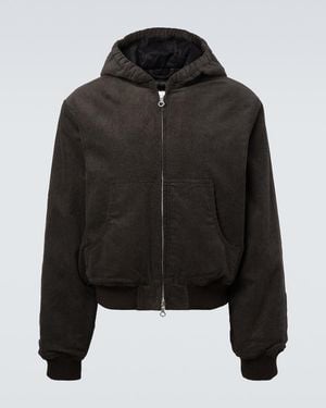 Our Legacy Bank Cotton Twill Corduroy Jacket - Black