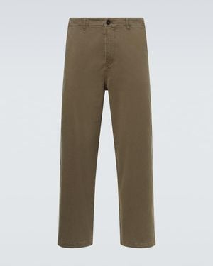 FRAME Cotton Twill Chinos - Green
