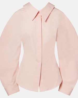 Givenchy Balloon-Sleeve Cotton Shirt - Pink
