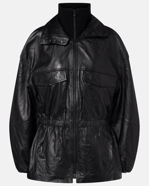 Frankie Shop Lederjacke Carnaby - Schwarz