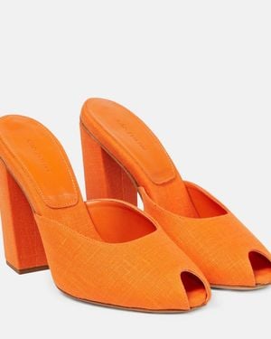 Gia Borghini Rosie 38 Mules - Orange