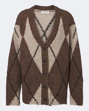 Altuzarra Ramblers Wool And Alpaca-Blend Cardigan - Brown
