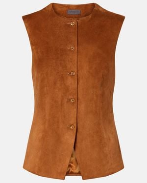 Stouls Casino Suede Vest - Brown